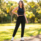[Leve 3 Pague 2] Calça Feminina Ariel em Malha Seda Gelo (Conforto e Estilo do Dia a Dia!)
